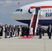 British prime minister arrives at Joint Base Andrews