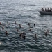 USS Bunker Hill swim call