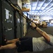 USS George H.W. Bush sailor works out