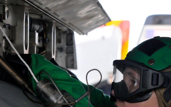 USS Carl Vinson action