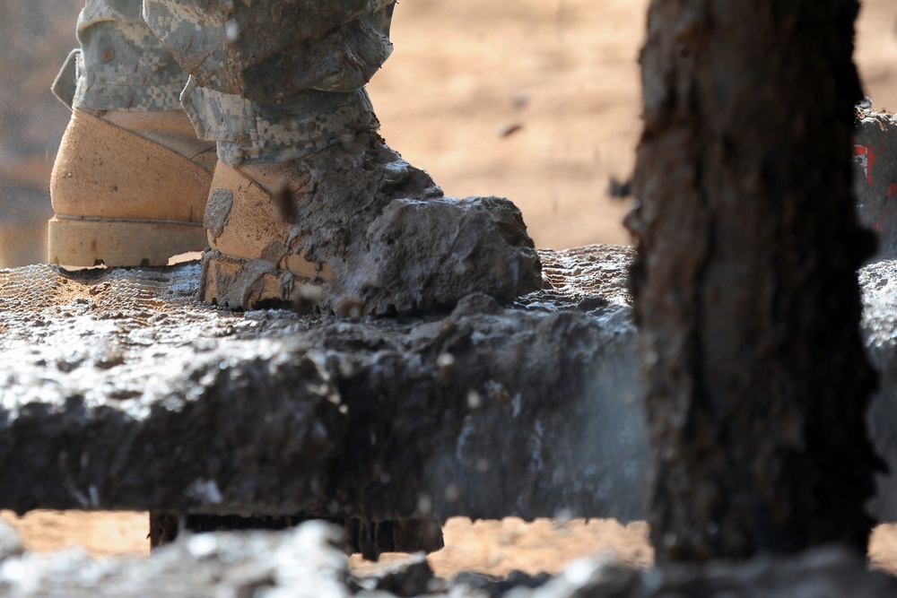 US Army National Guard conducts water drilling tests at Camp Lemonnier