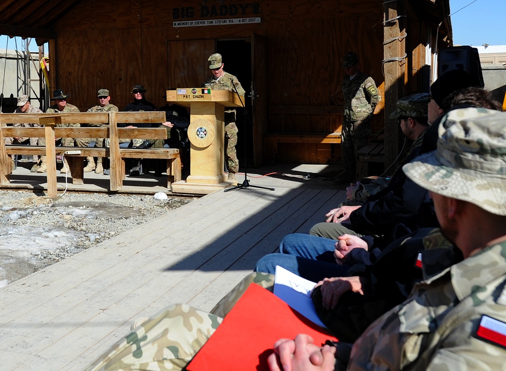 Provincial Reconstruction Team Ghazni gets new commander