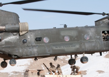 Sling load operations in southern Afghanistan
