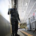 USS Nimitz touches-up the hangar bay