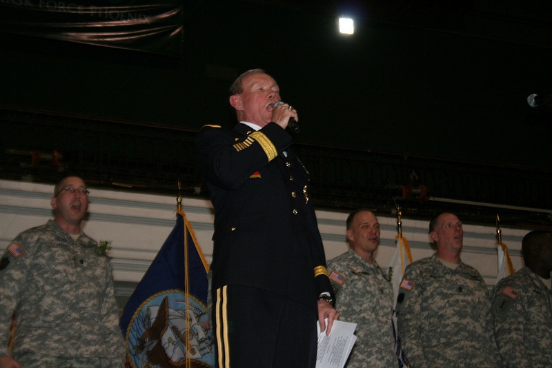 Fighting 69th soldiers march in New York's St. Patrick's Day Parade