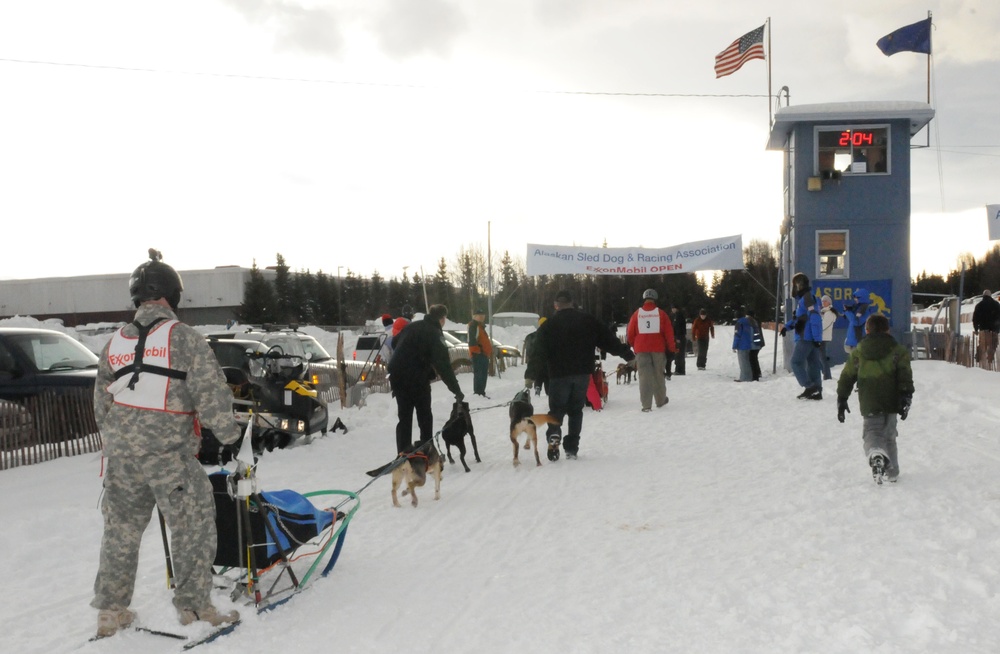 Alaska National Guardsman wins 'Top Brass' charity sled dog race