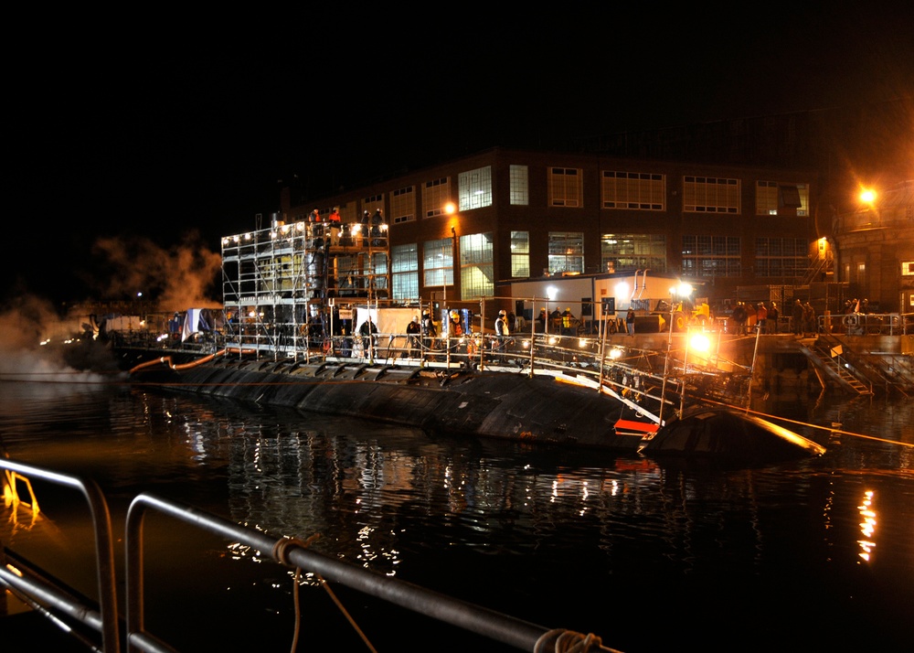 USS Miami in Portsmouth