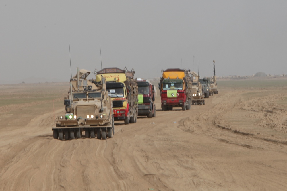 Marines escort Afghan drivers, get fuel to the fight