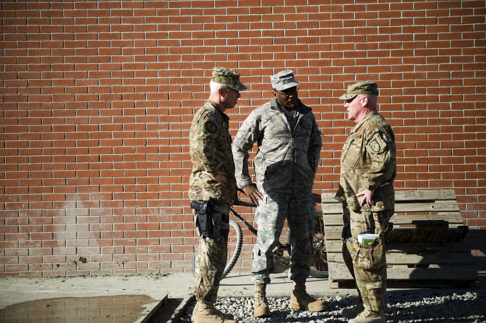 AFCENT command chief visits the 438th AEW