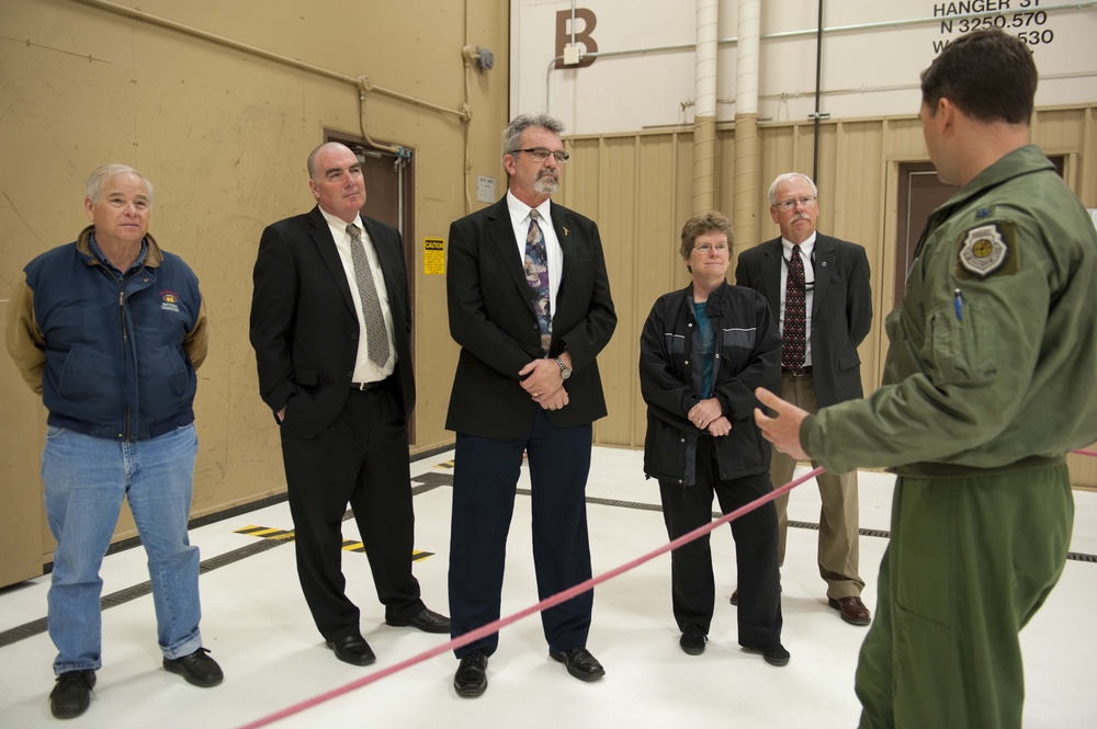 Members of the city of Las Cruces visit Holloman