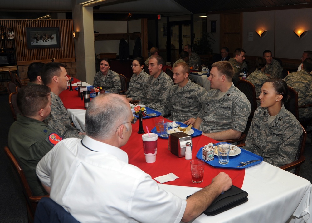 University of Oklahoma AFROTC shadows Altus AFB commanders