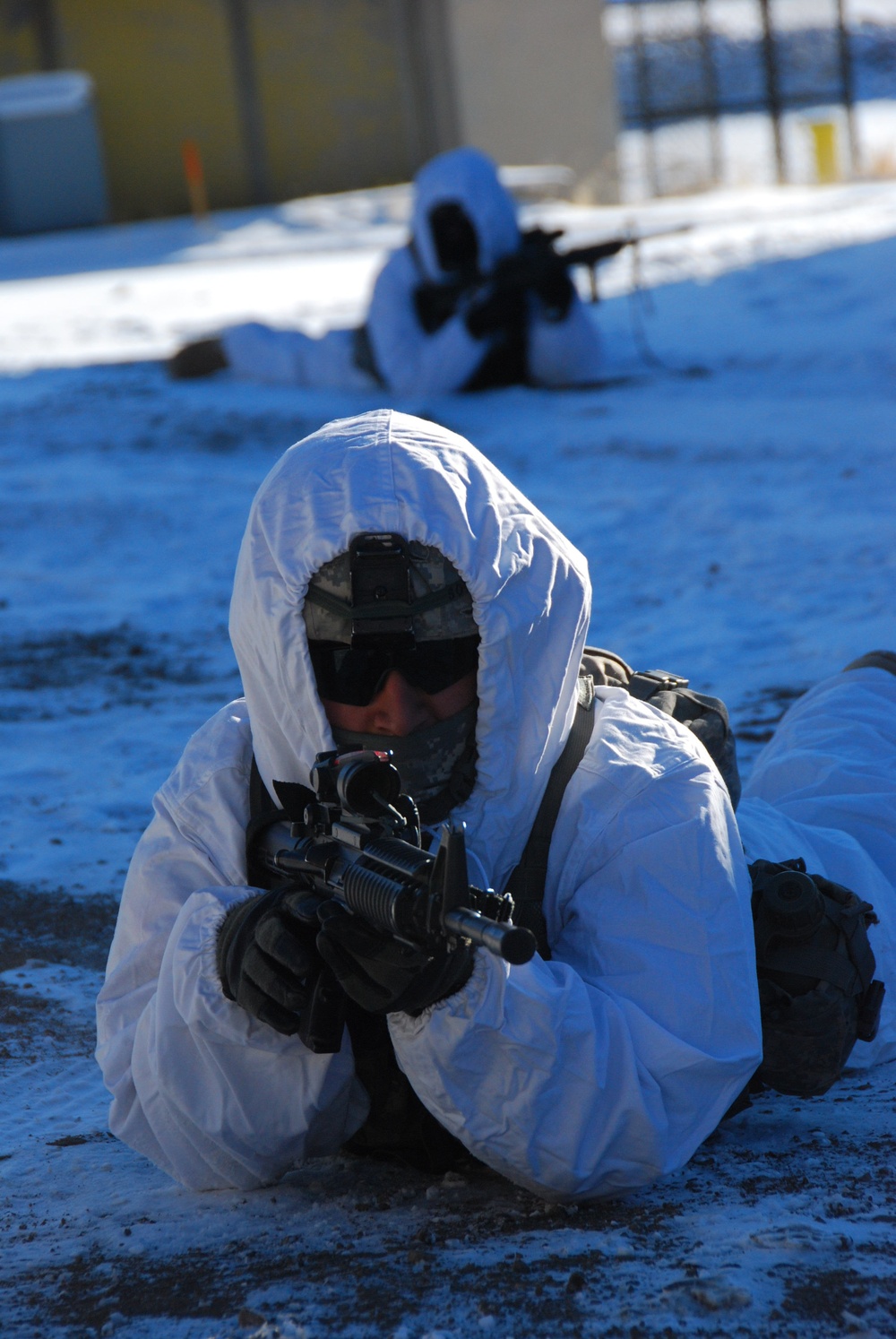 Infantry assault chemical camp at Mountain Warfare Training Center