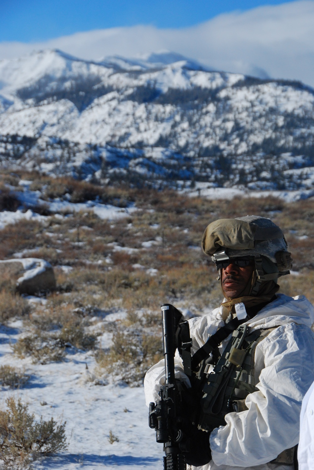 Infantry assault chemical camp at Mountain Warfare Training Center