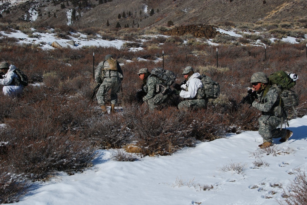 Infantry assault chemical camp at Mountain Warfare Training Center