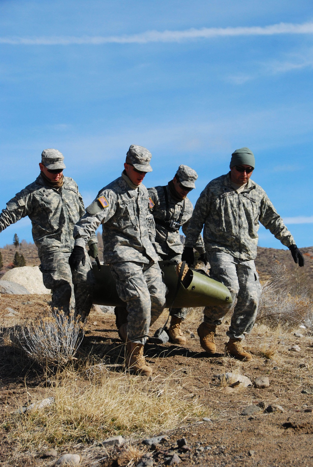 Infantry assault chemical camp at Mountain Warfare Training Center