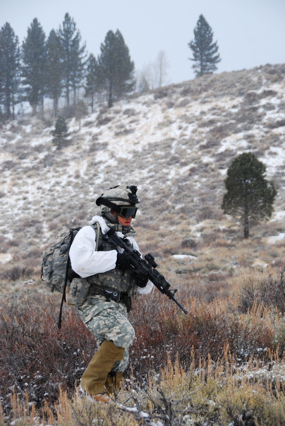 Infantry assault chemical camp at Mountain Warfare Training Center