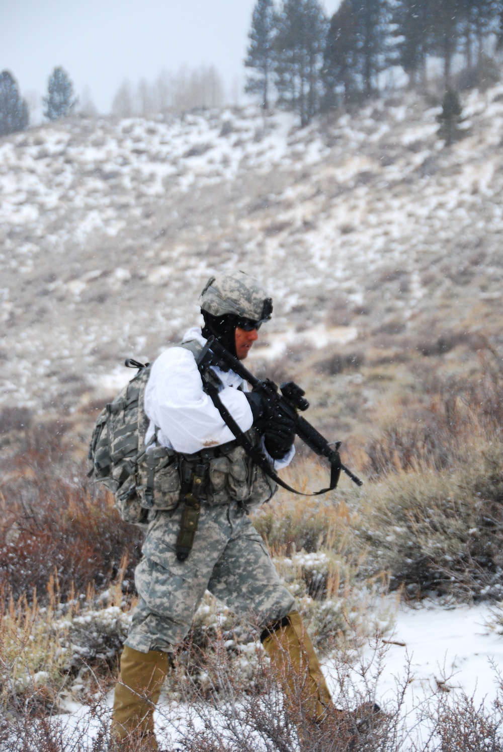 Infantry assault chemical camp at Mountain Warfare Training Center