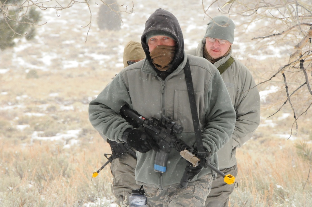 Infantry assault chemical camp at Mountain Warfare Training Center