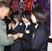 Gakushuin students present 1,000 origami cranes to U.S. forces in Japan