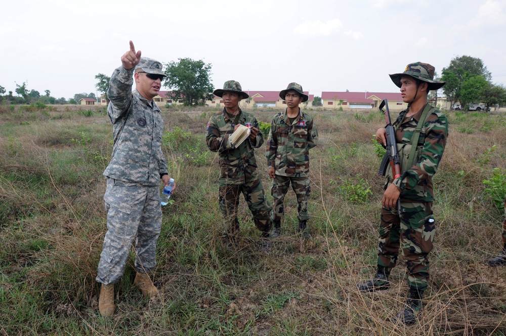 USARPAC soldiers partner with Royal Cambodian Armed Forces