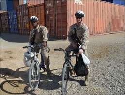 Marine stays connected through radio network