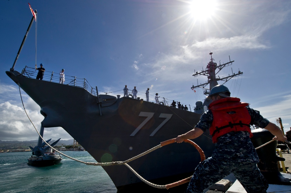 USS O'Kane departs for deployment