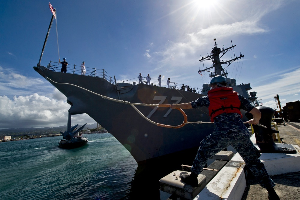 USS O'Kane departs for deployment