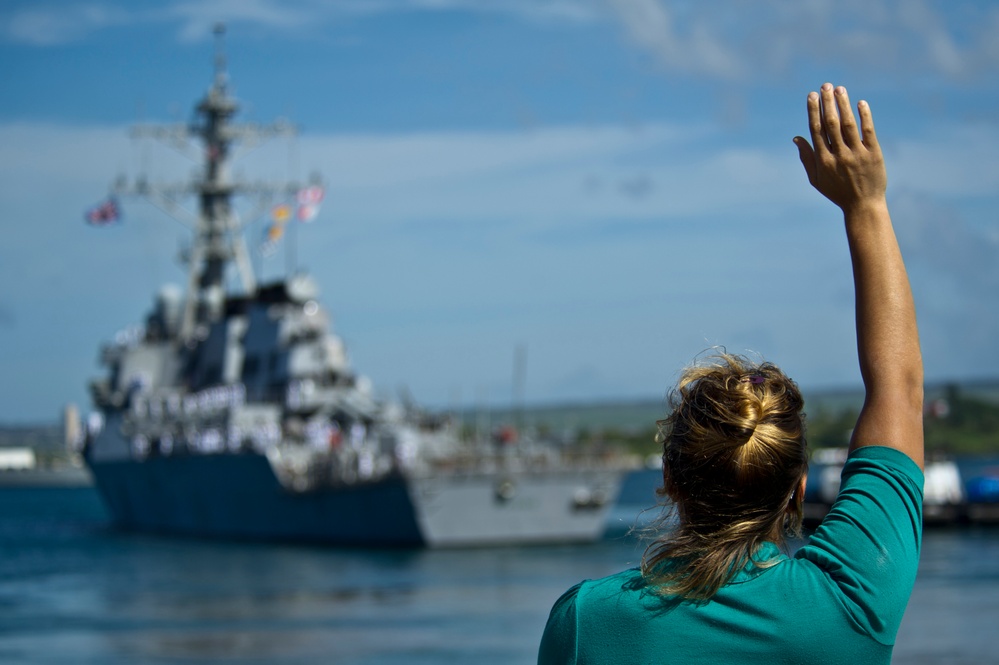 USS O'Kane departs for deployment