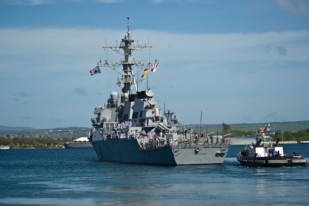 USS O'Kane departs for deployment