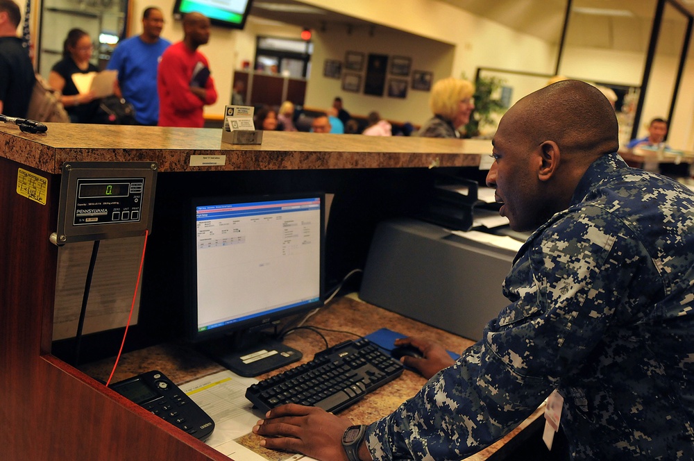 Reviewing an air terminal flight schedule