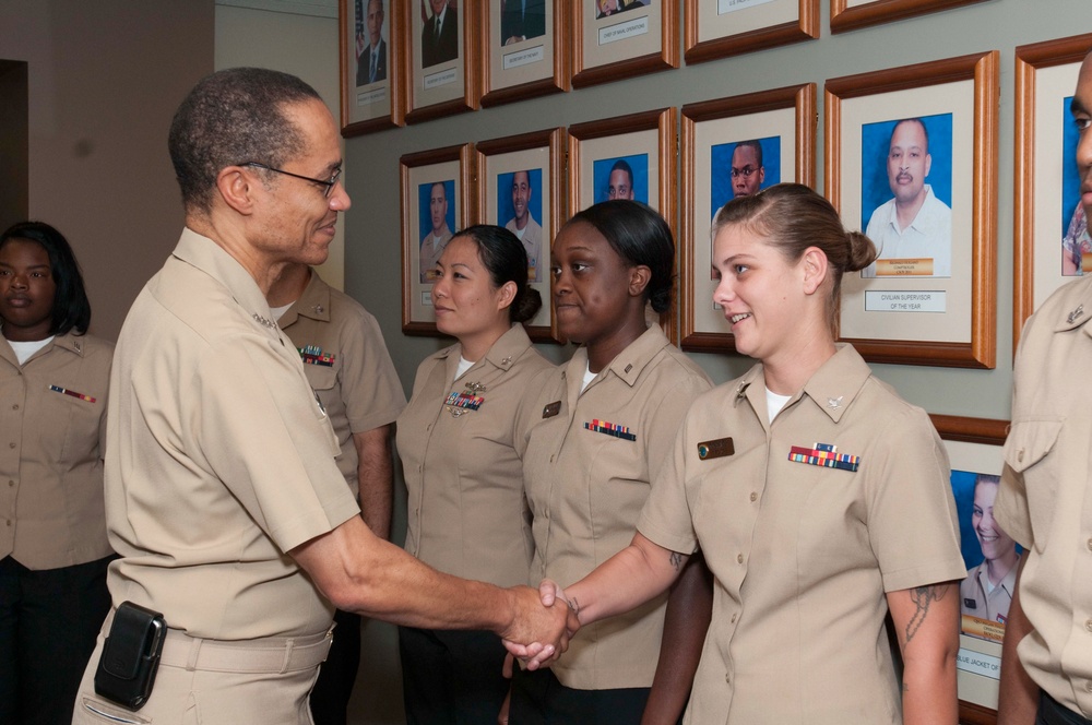 Admiral Haney visits Guam
