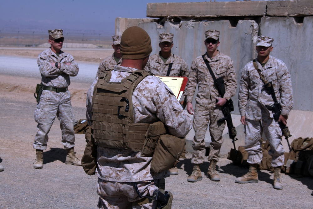 Security patrol in Musa Qal'eh