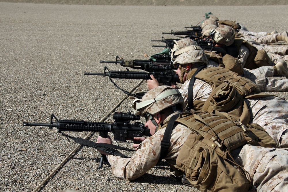 Security patrol in Musa Qal'eh