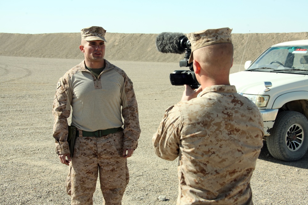Security patrol in Musa Qal'eh