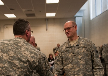 191st CSSB says farewell to Lt. Col. Lawrence before deployment