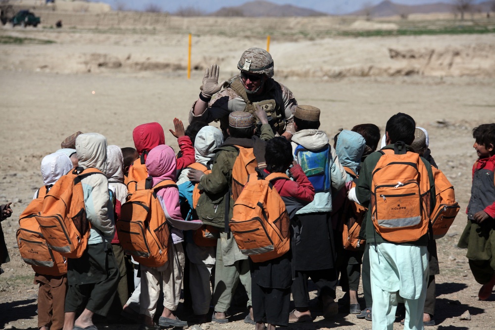 Patrol in Helmand province