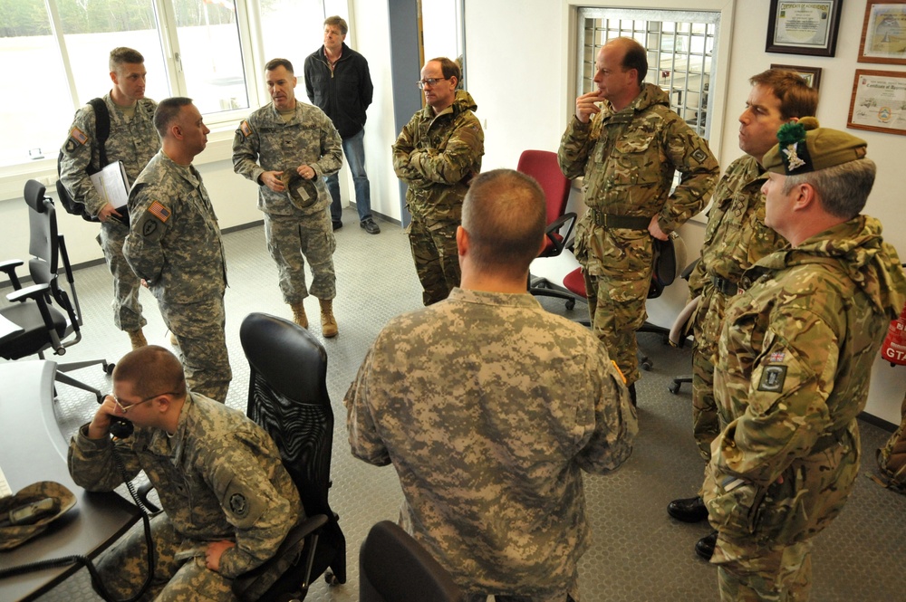 United Kingdom's Army Lt. Gen. Jacko Page visit to the Joint Multinational Training Command