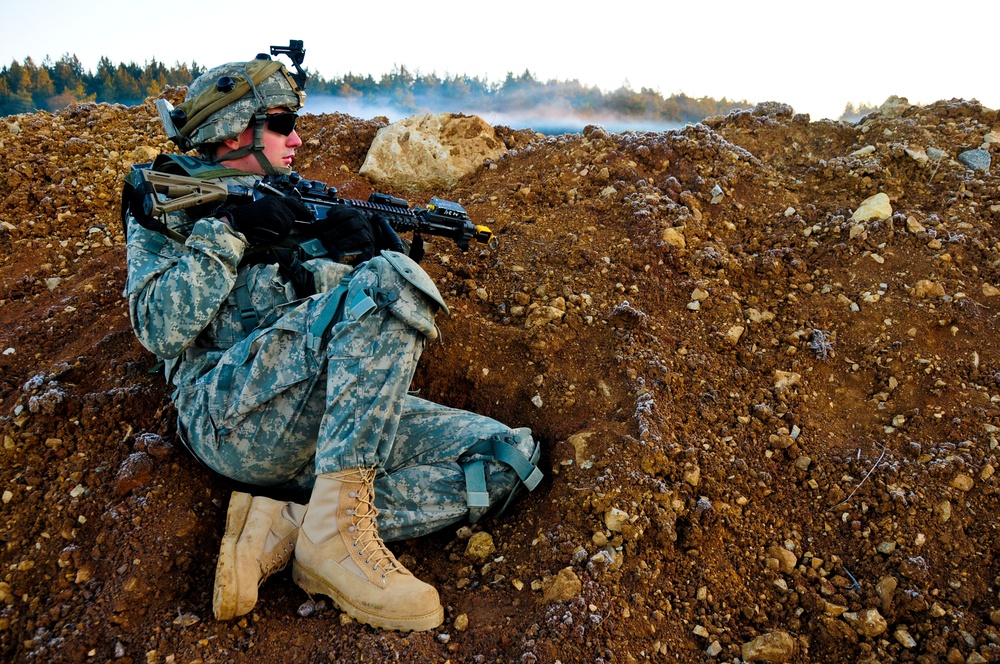 173rd Airborne Brigade Combat Team mission rehearsal exercise