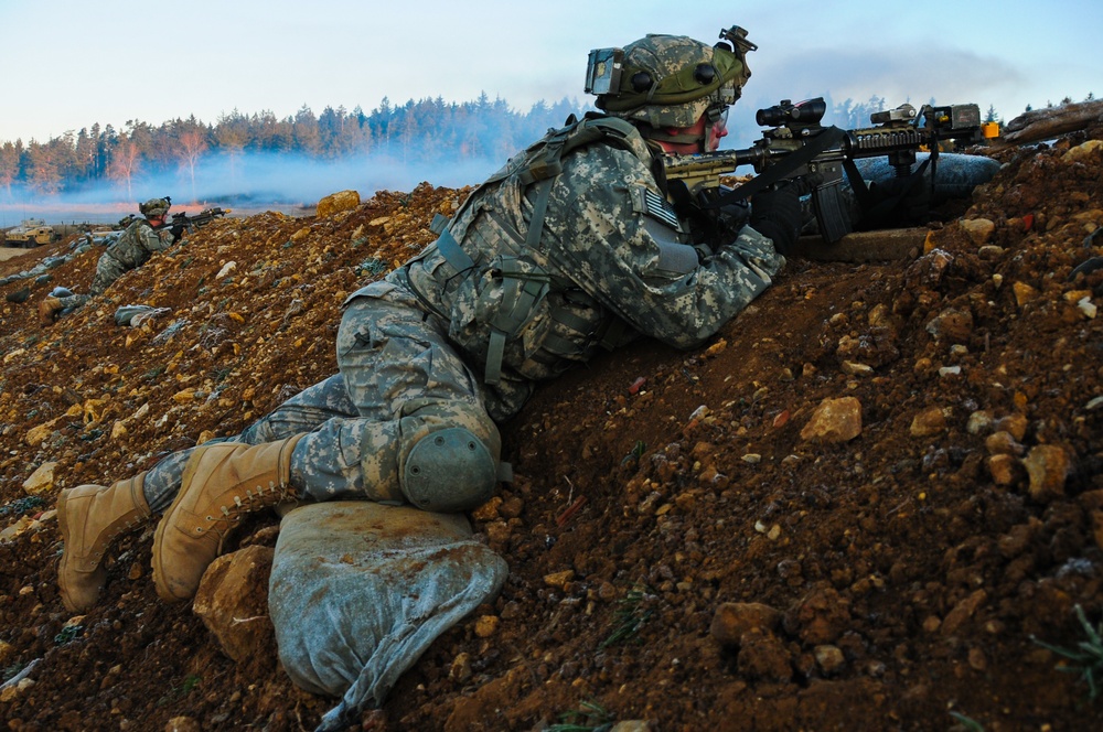 173rd Airborne Brigade Combat Team mission rehearsal exercise