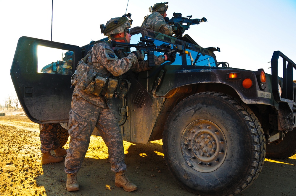 173rd Airborne Brigade Combat Team mission rehearsal exercise