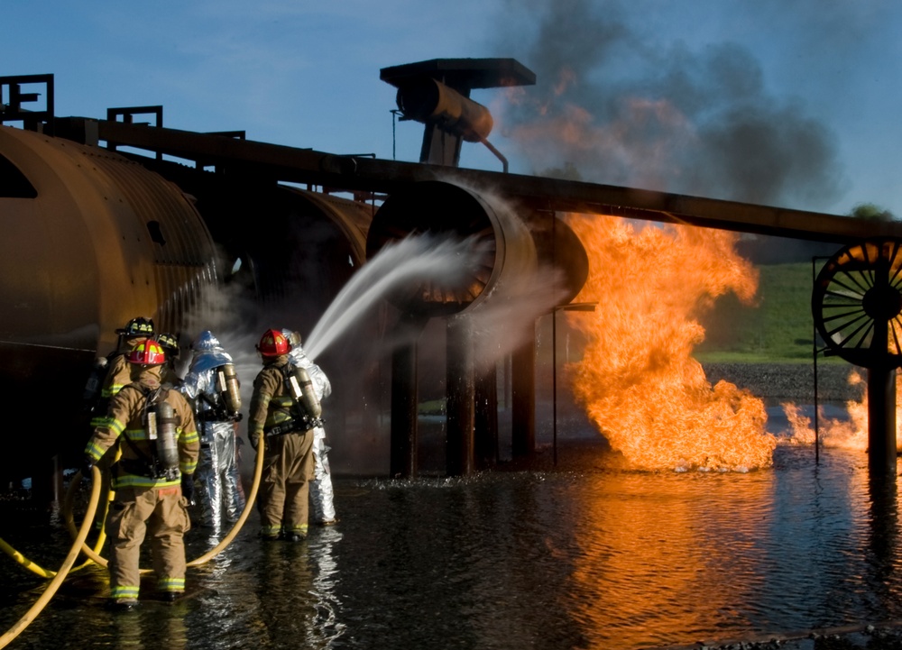 SFD participates in live burn exercise