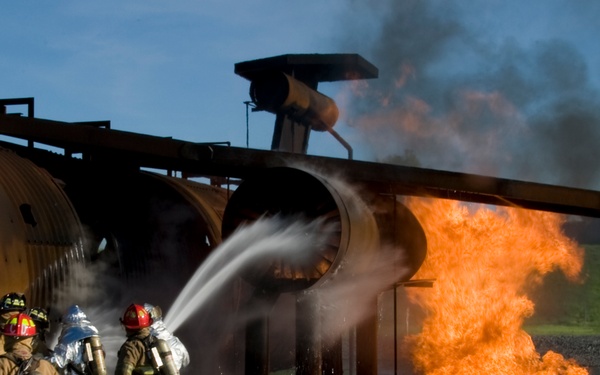 SFD participates in live burn exercise