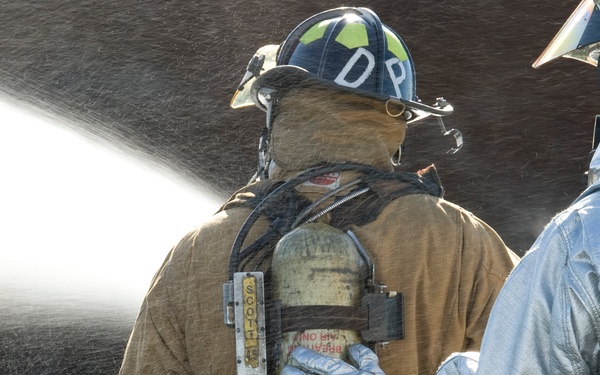 SFD participates in live burn exercise
