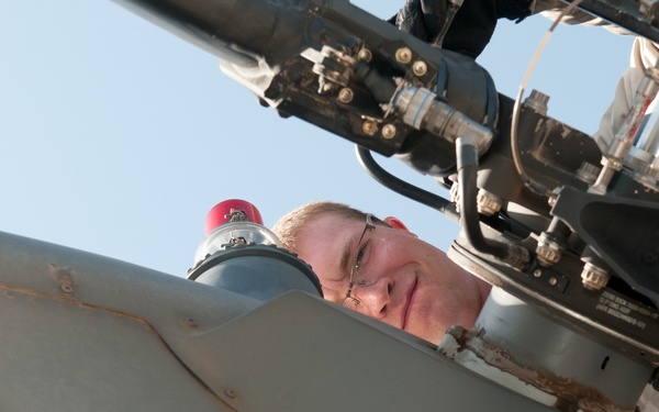 Maintainers keep rescue helicopters flying