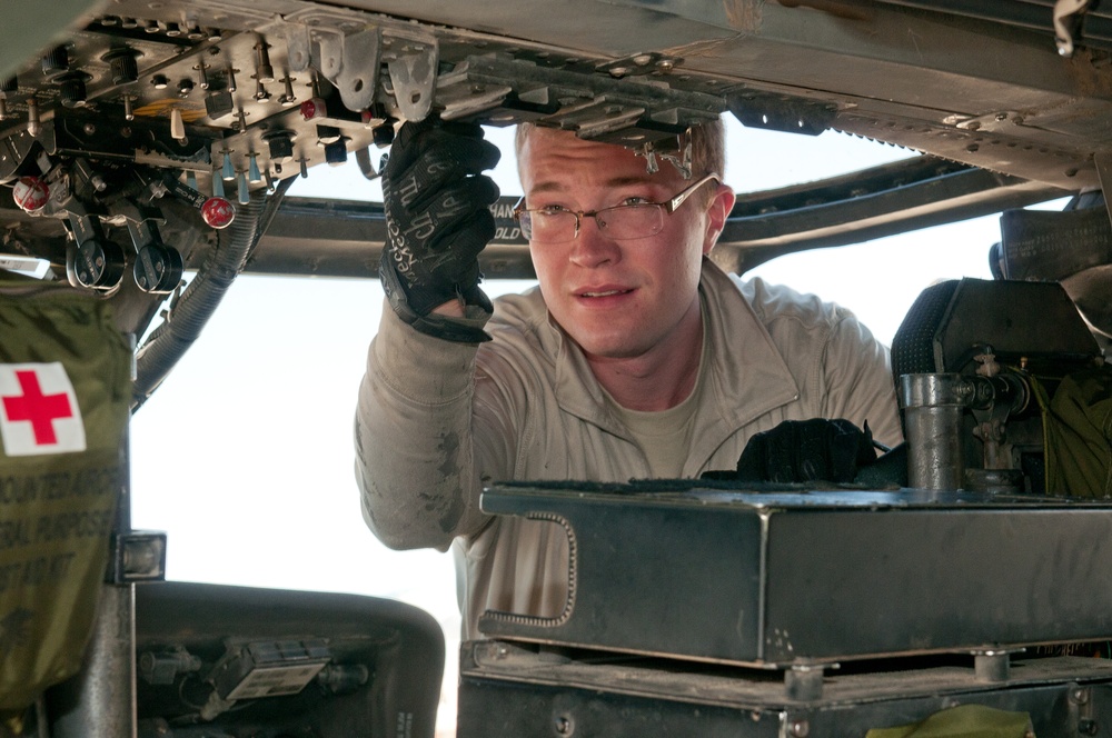 Maintainers keep rescue helicopters flying