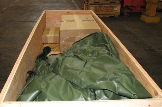 DLA Distribution San Joaquin provides tents, other essential kits to military
