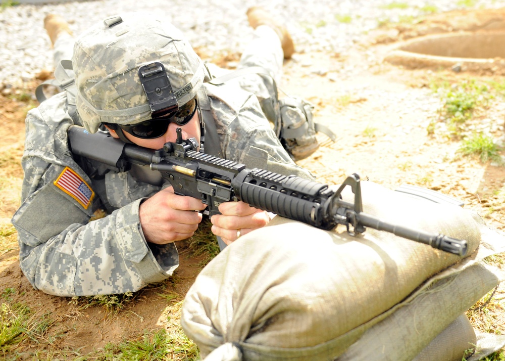 Sgt. 1st Class Fulton competes in Mississippi Army National Guard Best Warrior Competion