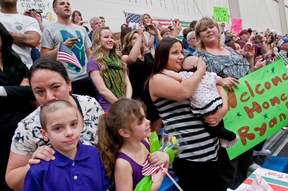 54th MP Company comes home to JBLM