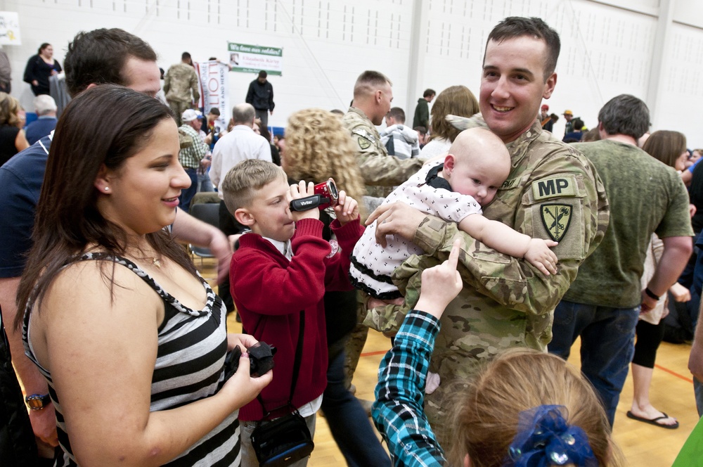 54th MP Company comes home to JBLM