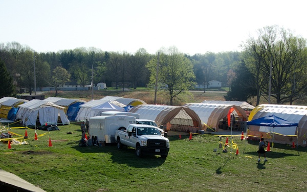 Missouri Guard soldiers and airmen participate in exercise evaluation